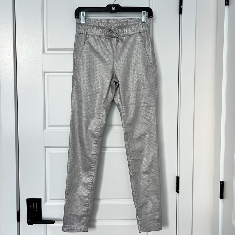 Bevy Flog Grey and White Checker Joggers - Size 24